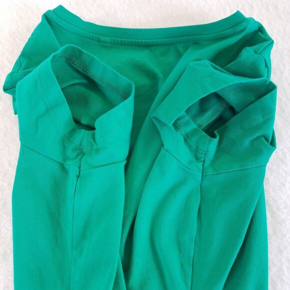 Guess Embroidered Womens Skinny T Shirt *READ* Green LARGE Cap Sleeve Stretch - Picture 10 of 12